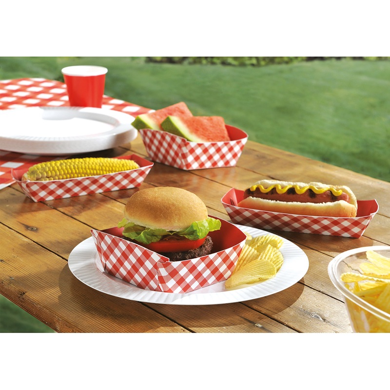 Set of 16 picnic food bowls