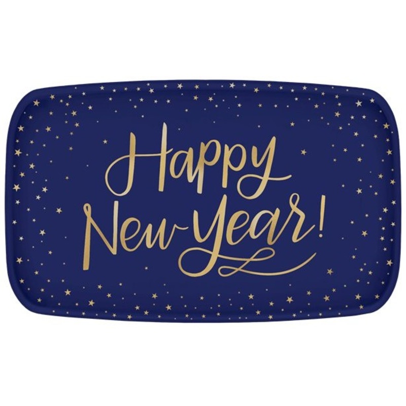 Splendid New Year serving plate