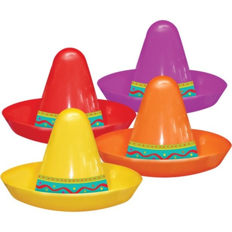 1 mini sombrero different colors