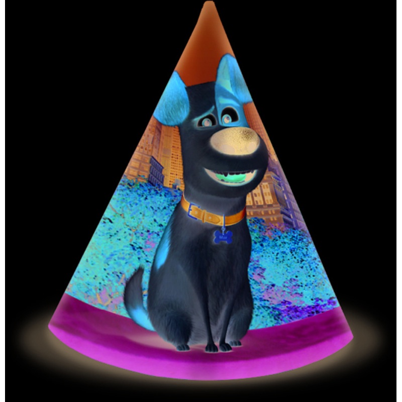 6 Pets dog party hats