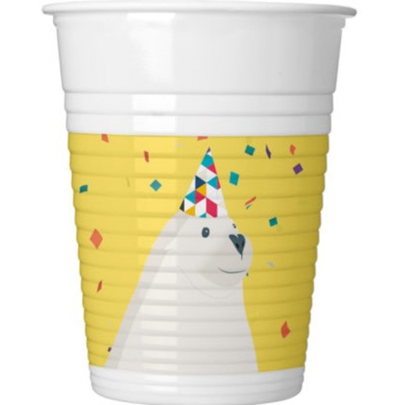 8 Arctic Party cups 200ml