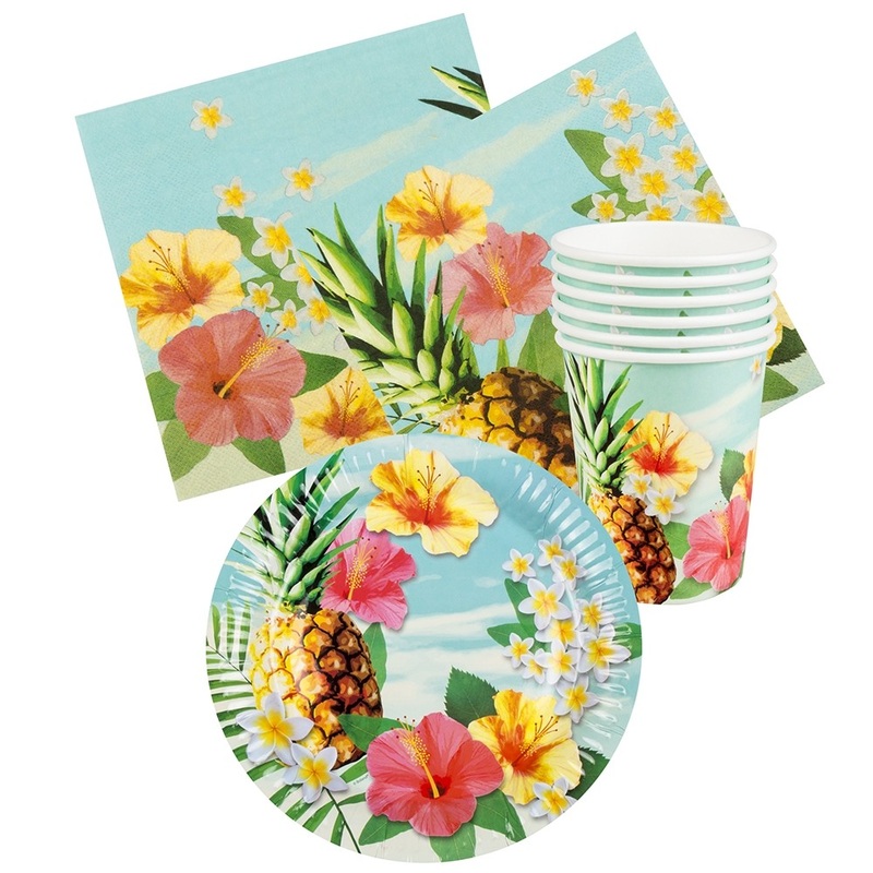 Hawaiian Beach Party Set 24 pieces