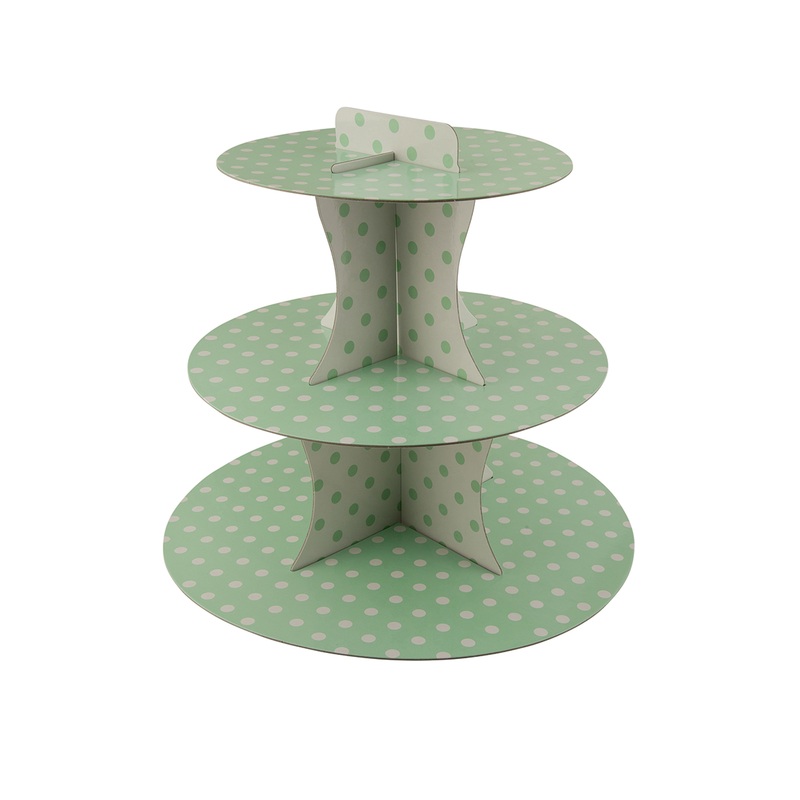 Points fun green cupcake stand 30cm