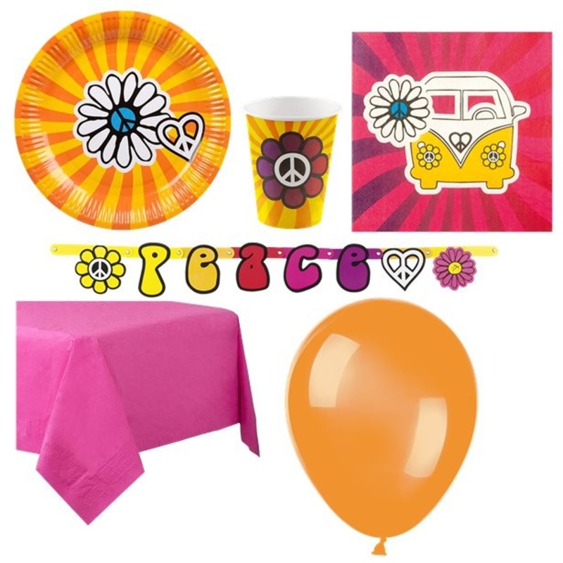 Premium hippie peace party set