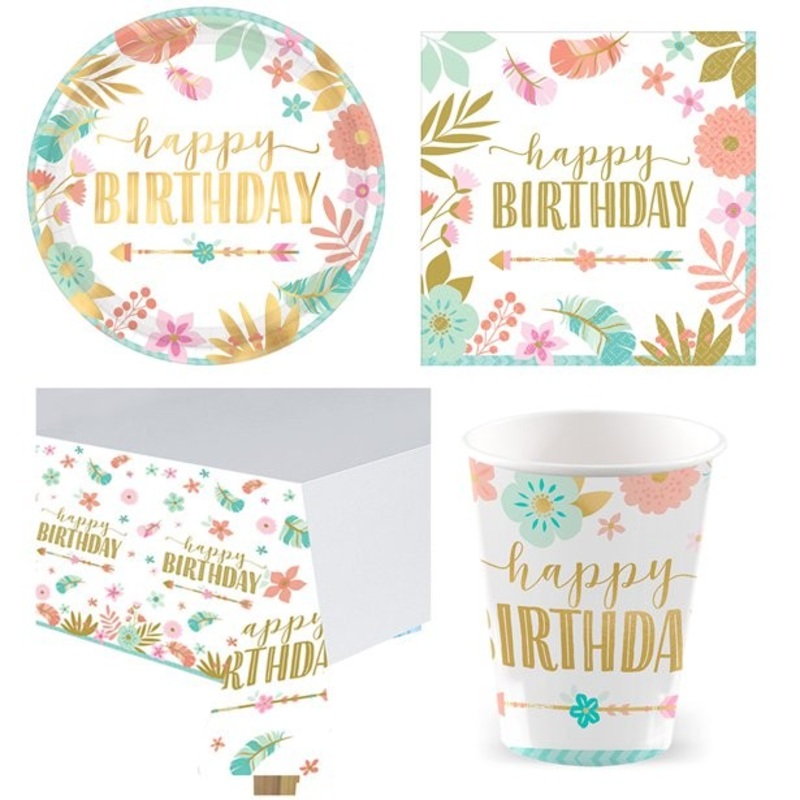 Small boho summer party set