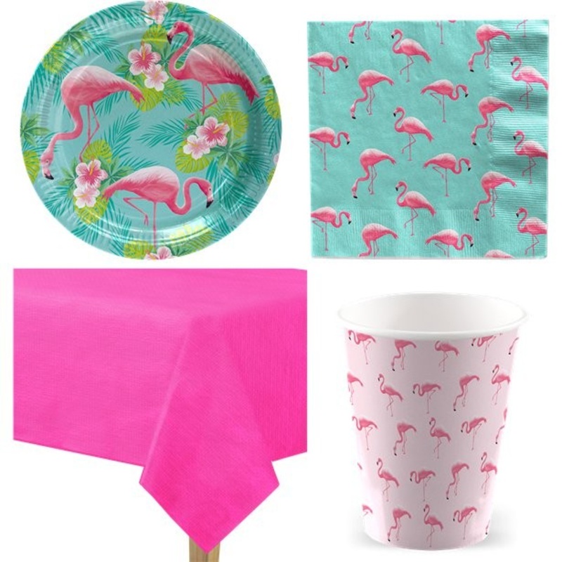 Small Flamingo Paradise Party Set