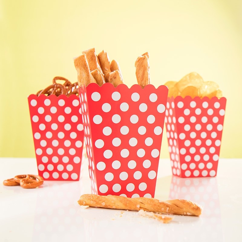 Snack Box Lucy Red Dotted 8 pieces