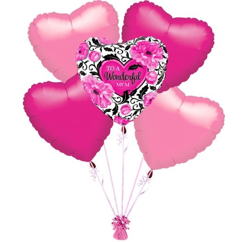 Wonderful Mom Mother's Day balloon set