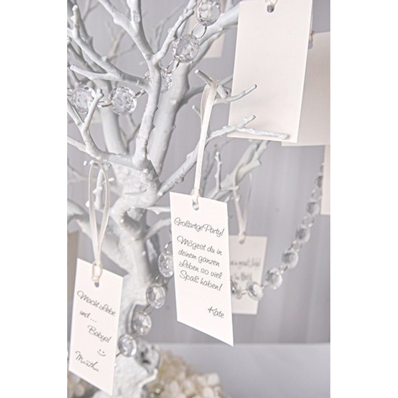 10 congratulations tree cards 4.5 x 8.7 cm