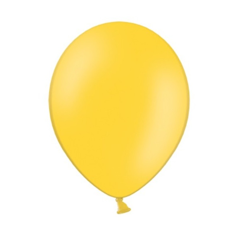 100 balloons pastel yellow 25cm