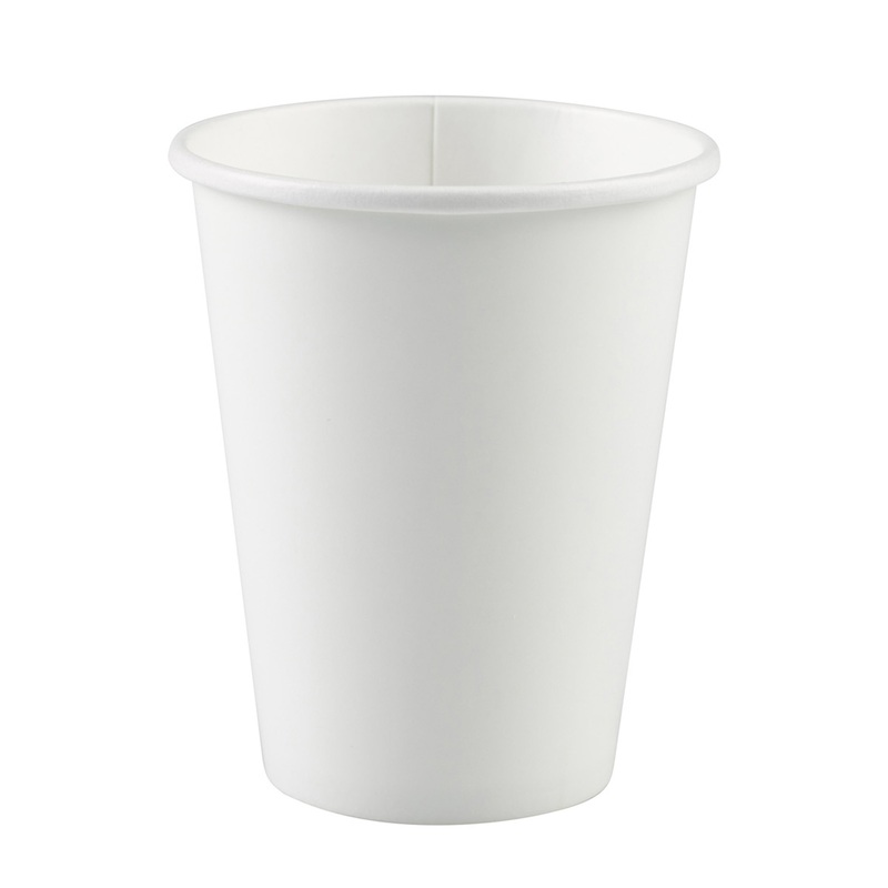 20 Paper Cups Mila White 266ml