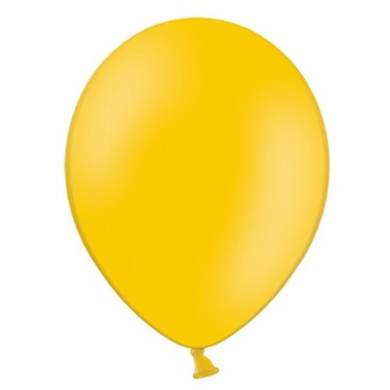 20 party star balloons sun yellow 27cm