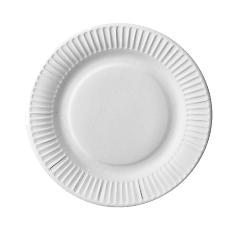 25 strong FSC paper plates Puccini 19cm