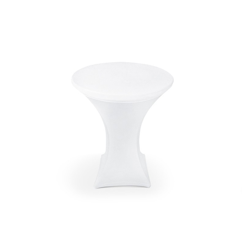 Elastic table cover white