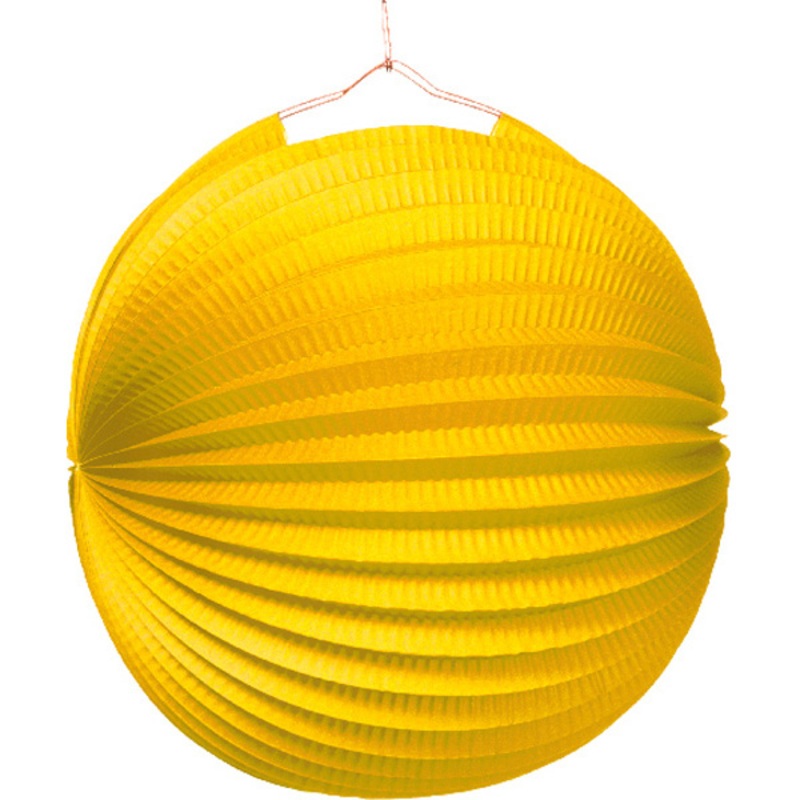 Garden party paper lantern sun yellow 25cm
