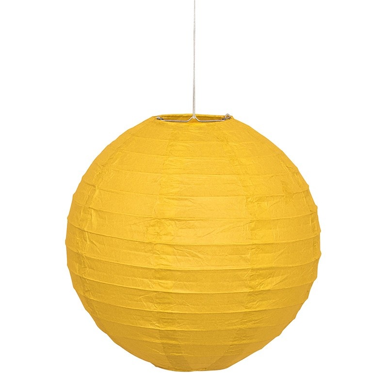 Lampion decoration yellow 25cm
