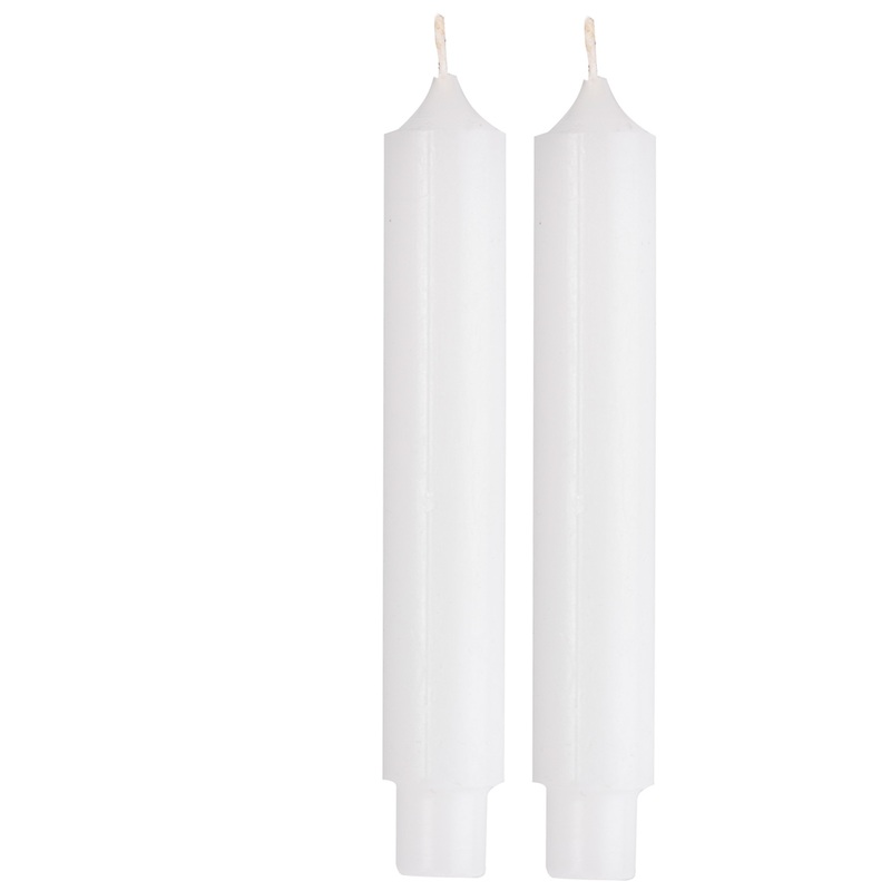 Lantern candles white with 2.5 hours burning time 3 pieces