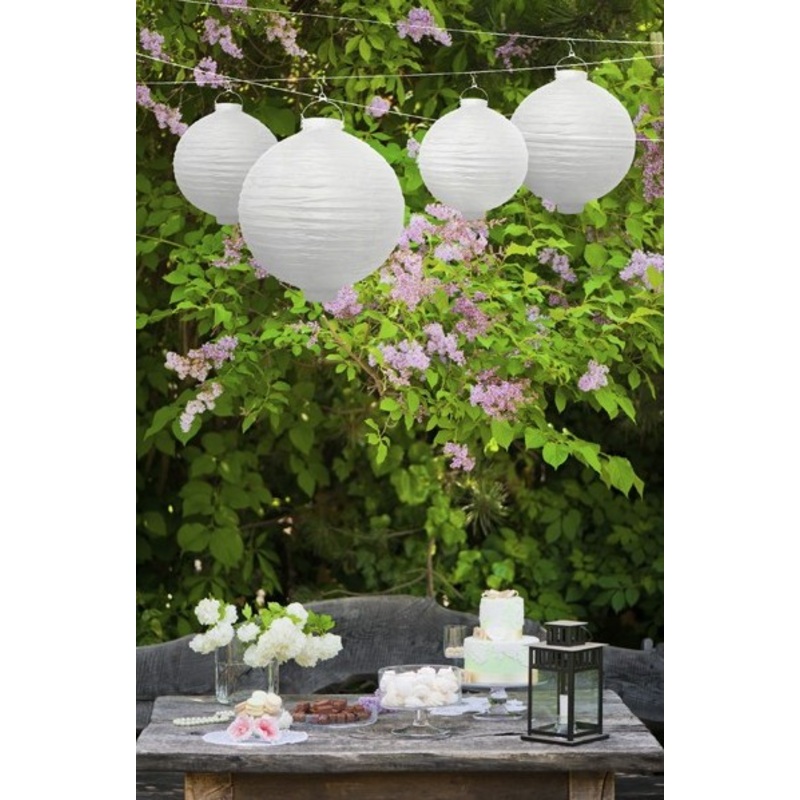 LED lampion Summer Nights white 30cm