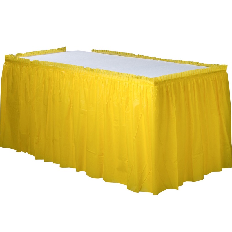 Table border Mila yellow 4.26mx 73cm