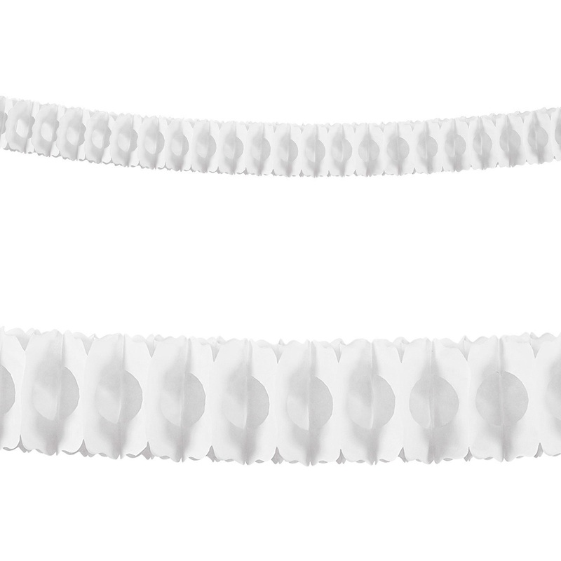 White boa garland 3.5 m
