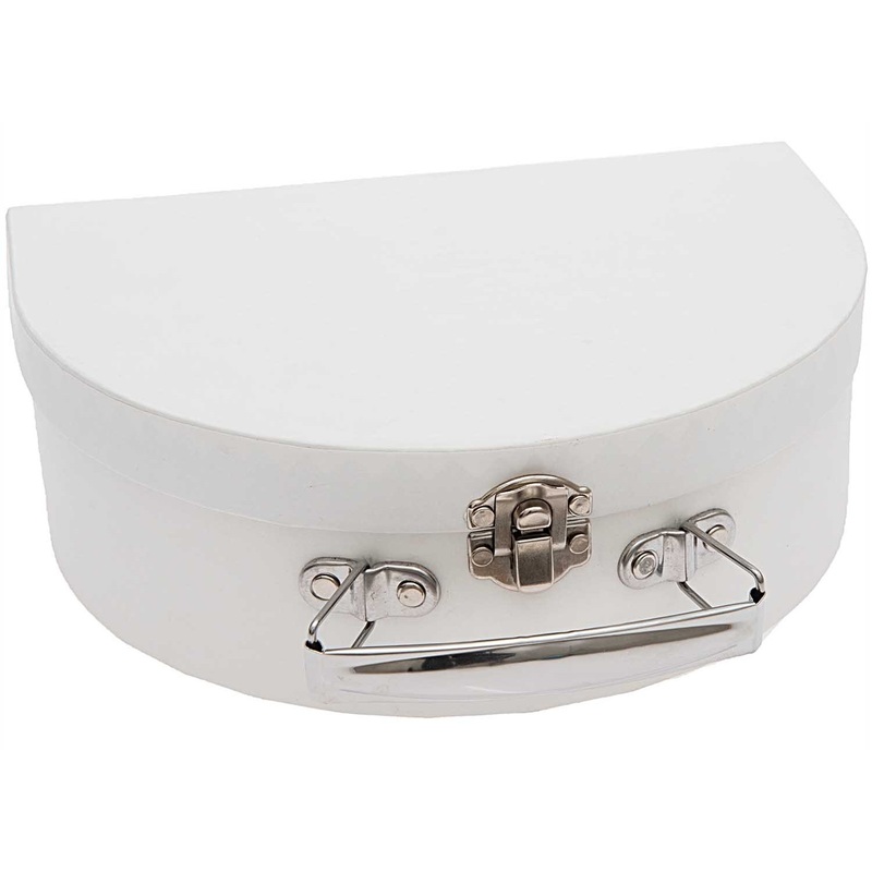 White suitcase blank 18 x 9 x 5cm