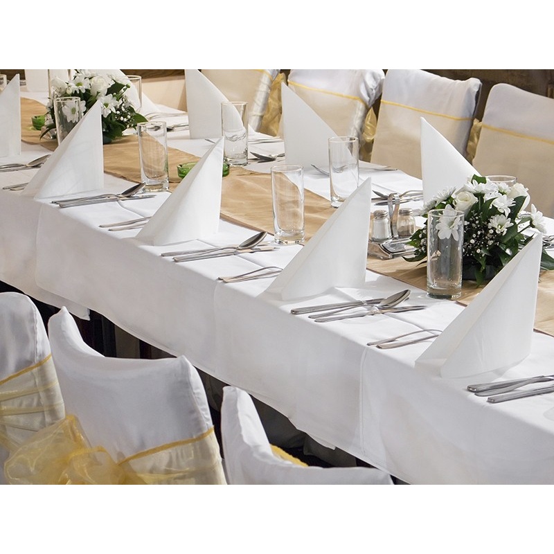 White tablecloth Snow White 1.7 x 1.4 m