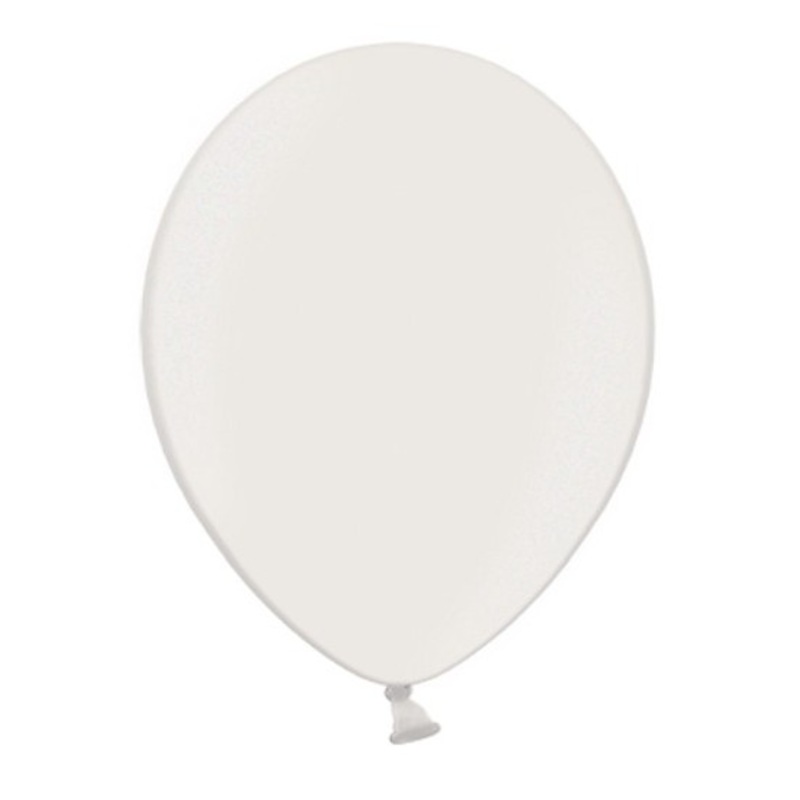 100 balloons metallic pearl 25cm