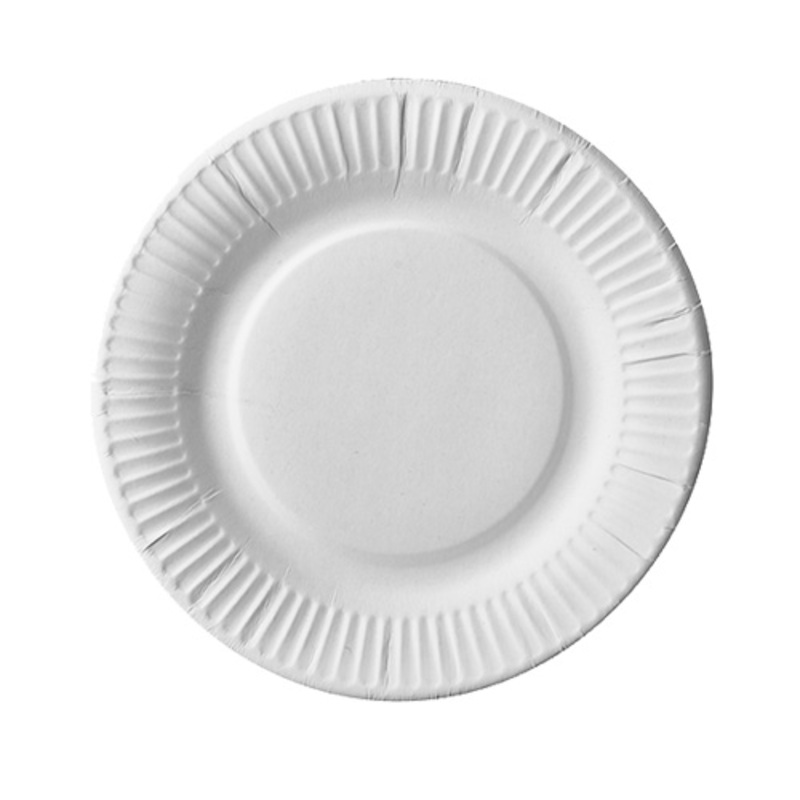 100 strong FSC paper plates Puccini 19cm