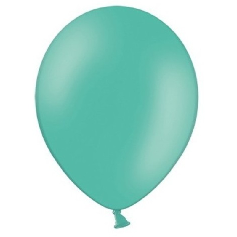 20 party star balloons aquamarine 27cm