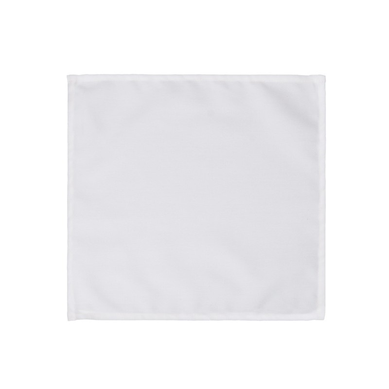 25 fabric napkins Julia blossom white 35x35cm