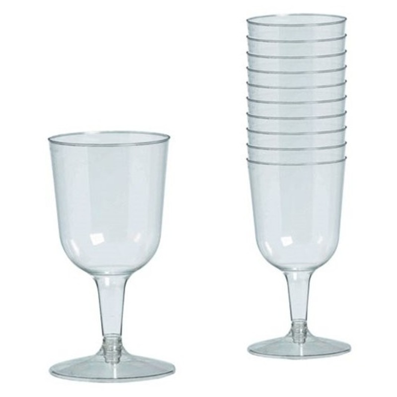 32 transparent wine glasses 162ml