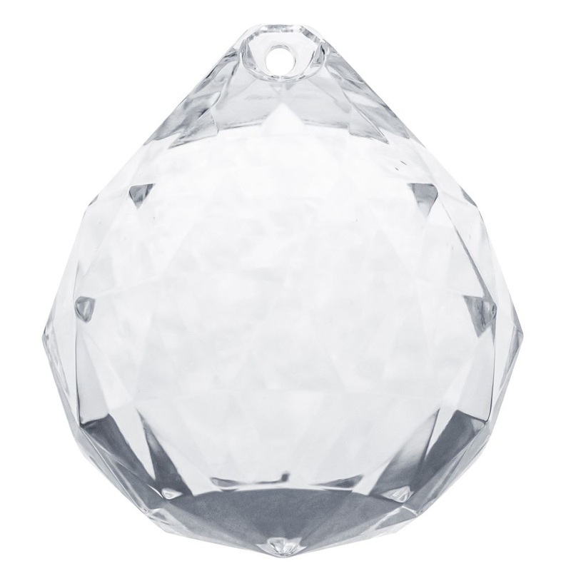 5 crystal pendants Saphira 3.5 x 4.1cm