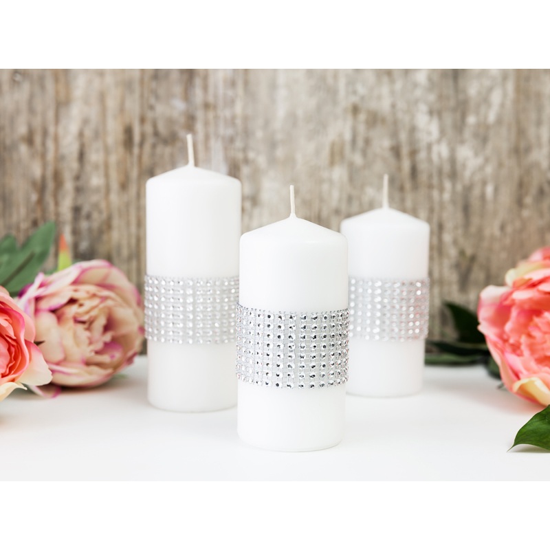 Deco ribbon in rhinestone optics 9m x 4cm