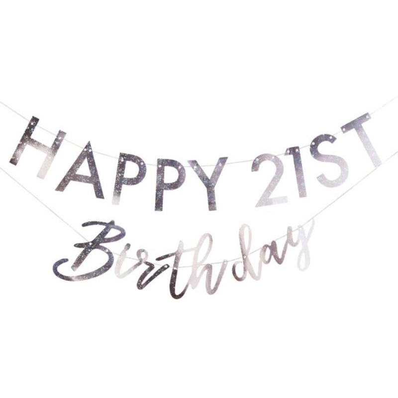 DIY Starful Birthday garland 1.75m