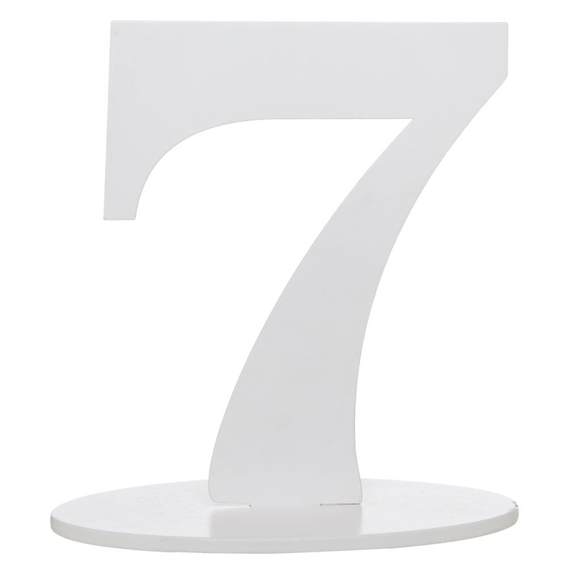 Fabulous 7 table number 17cm