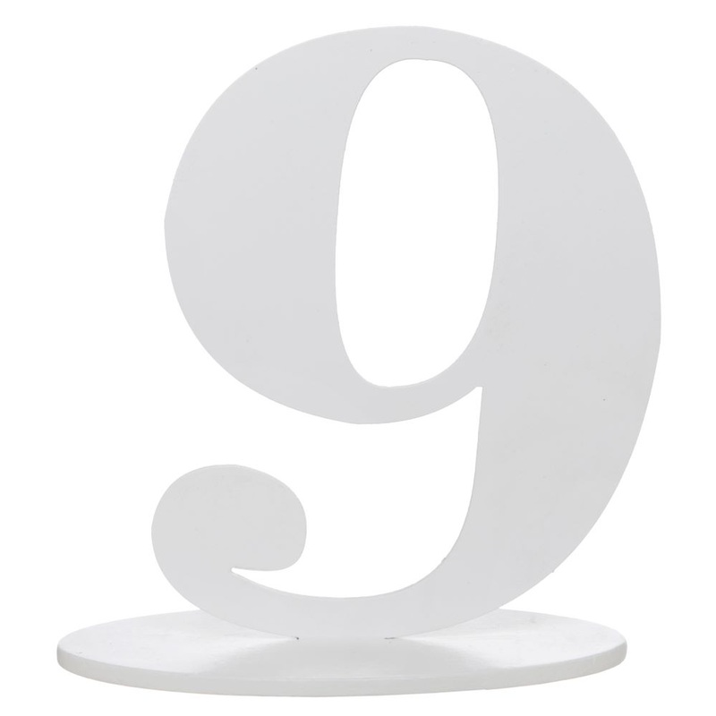 Fabulous 9 table number 17cm