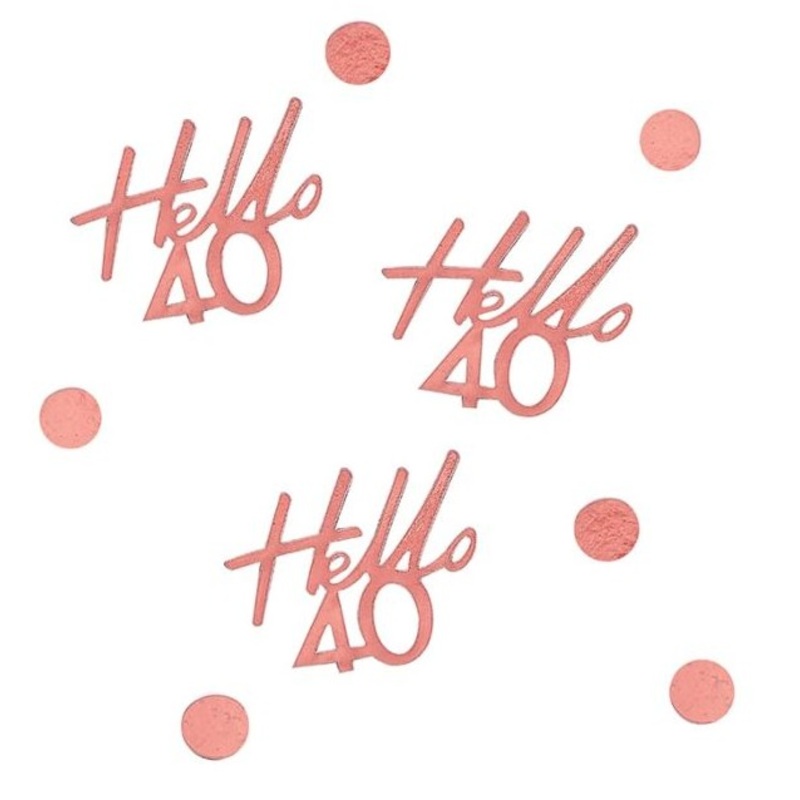 Hello Forty sprinkle decoration 13g