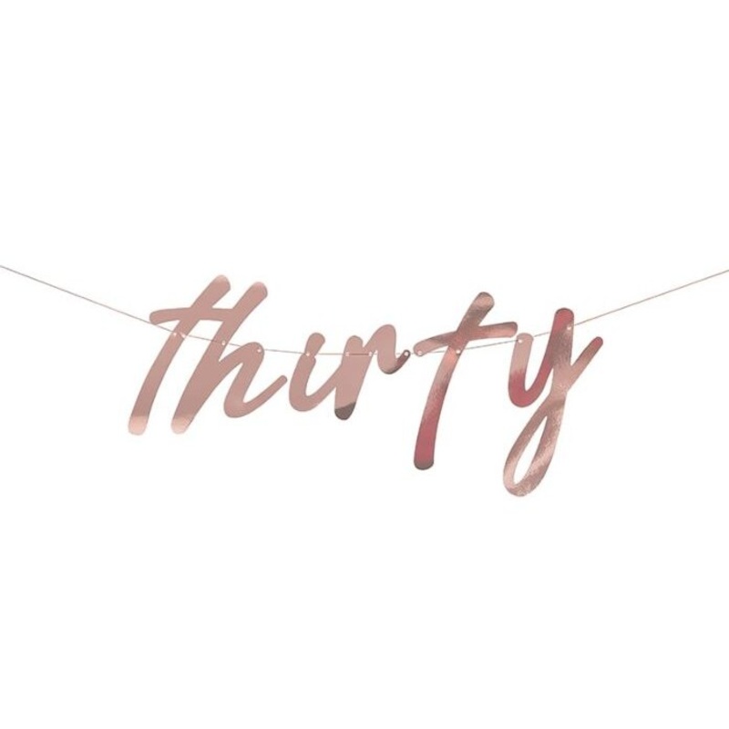 Hello Thirty garland 1.7m