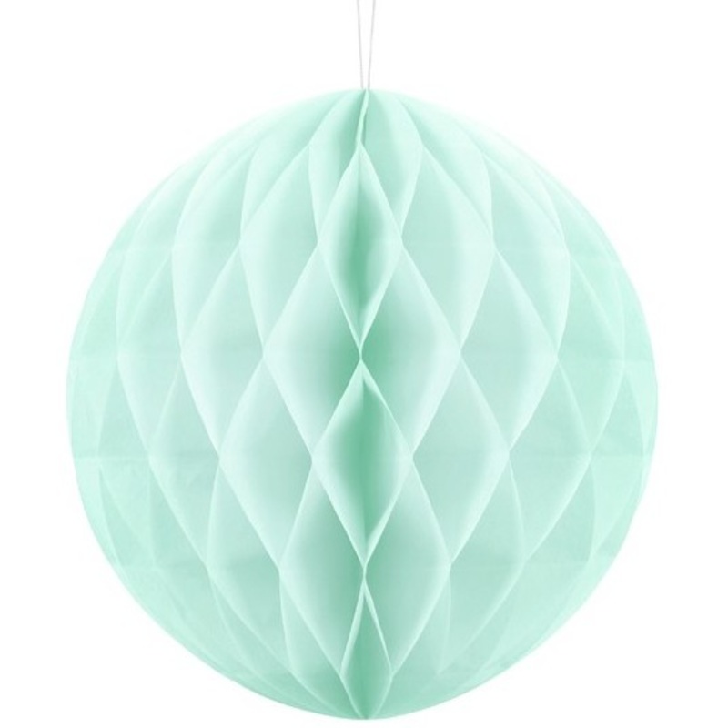 Honeycomb ball Lumina mint turquoise 30cm