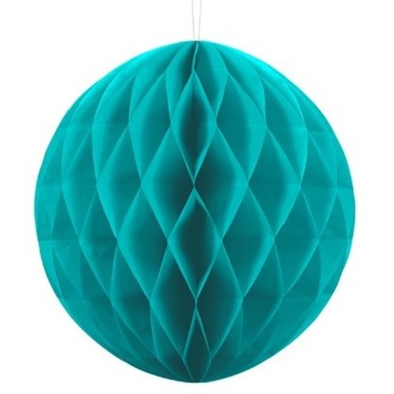 Honeycomb ball Lumina turquoise 20cm