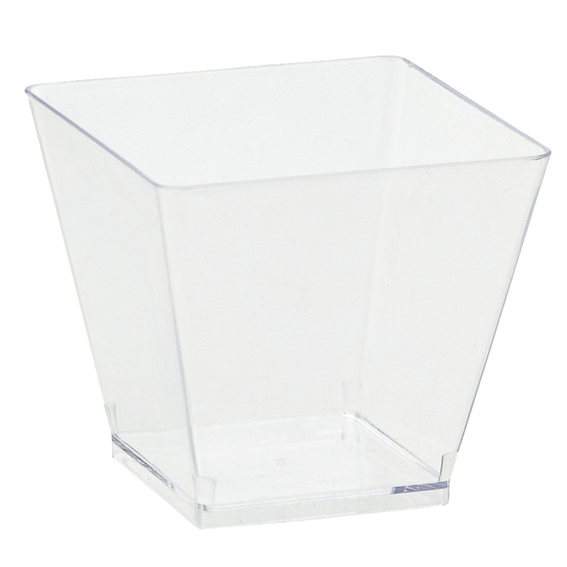 Party Buffet Mini Dressing Bowl Transparent 59ml