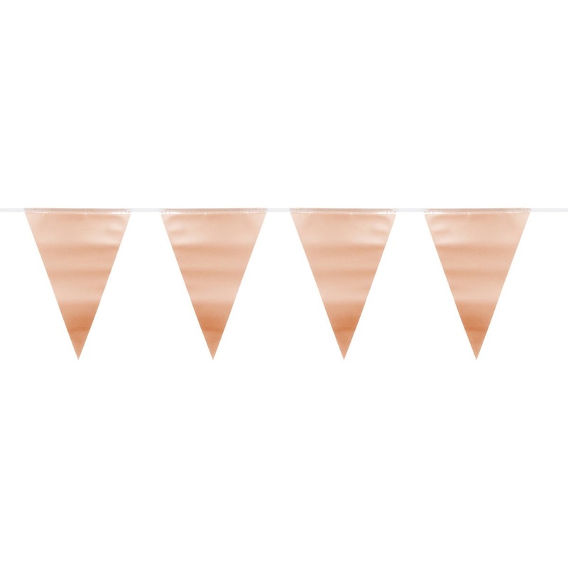 Pennant chain rose gold matt, 6m