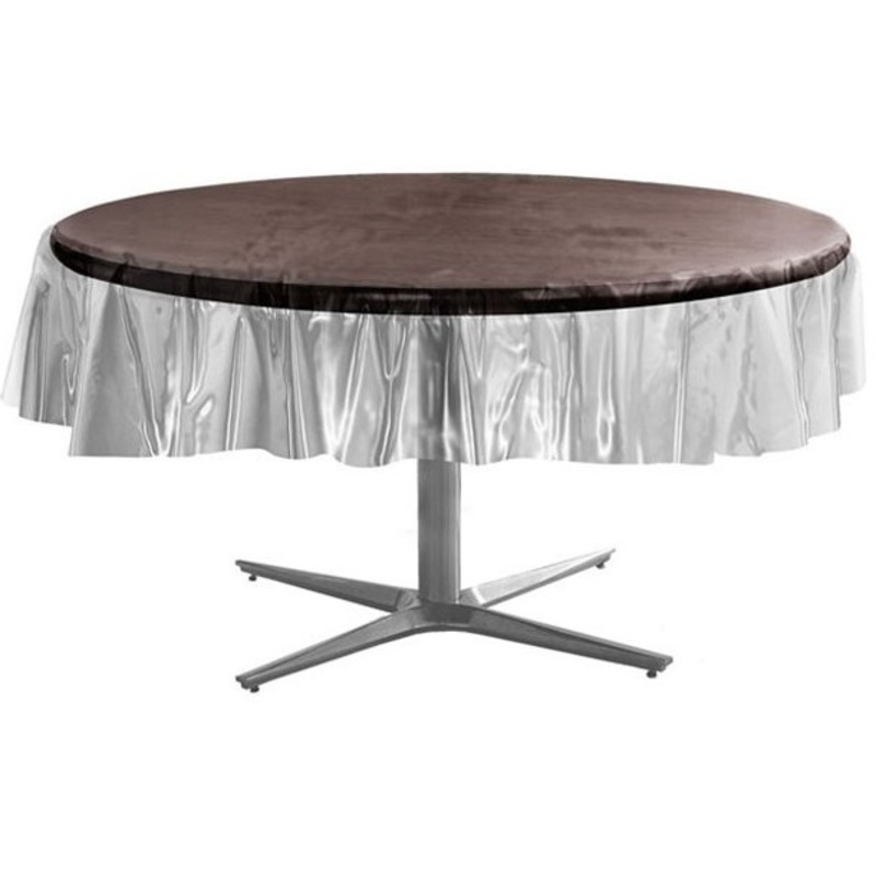 Round plastic tablecloth Savona 2.13m