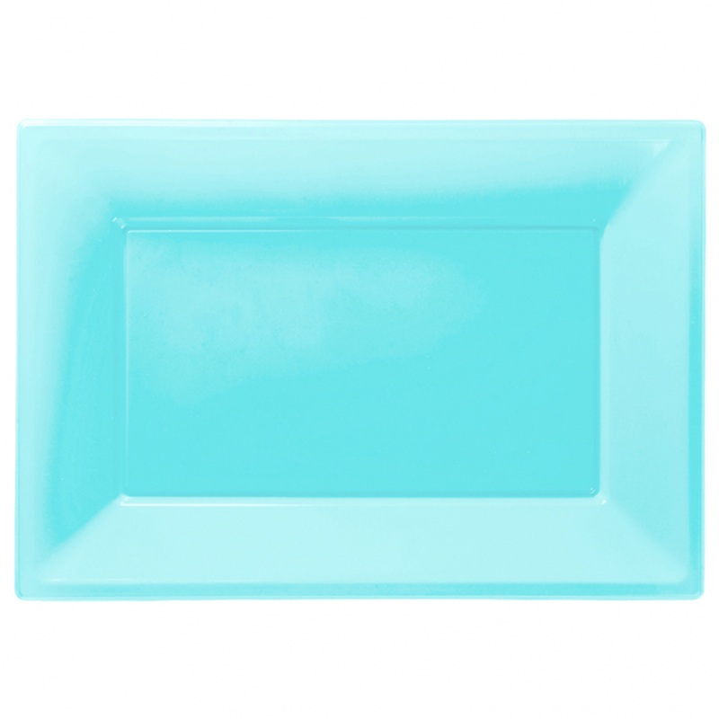 Serving plate Markus in azure blue