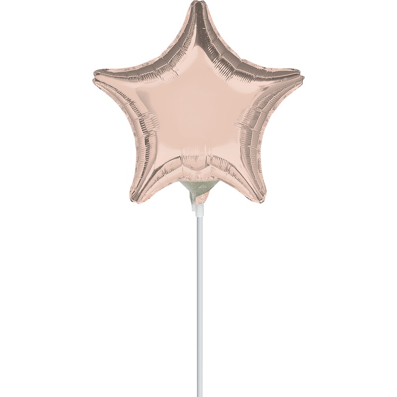 Star balloon rose gold