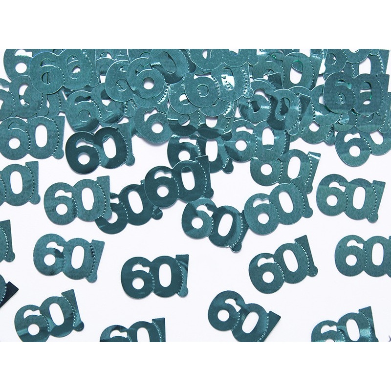 Wild 60th Birthday sprinkle decoration 15g