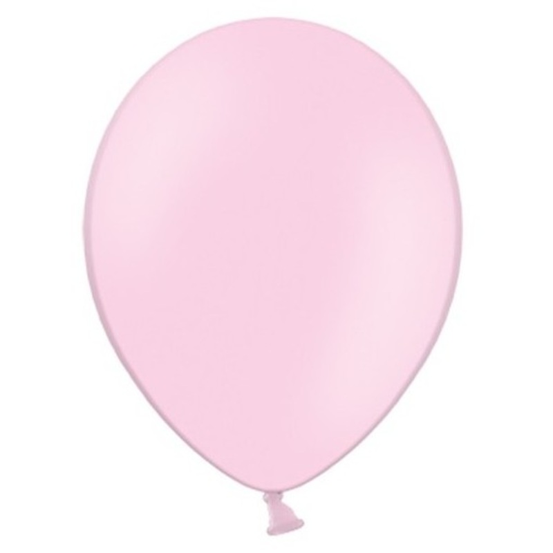 10 party star balloons light pink 30cm