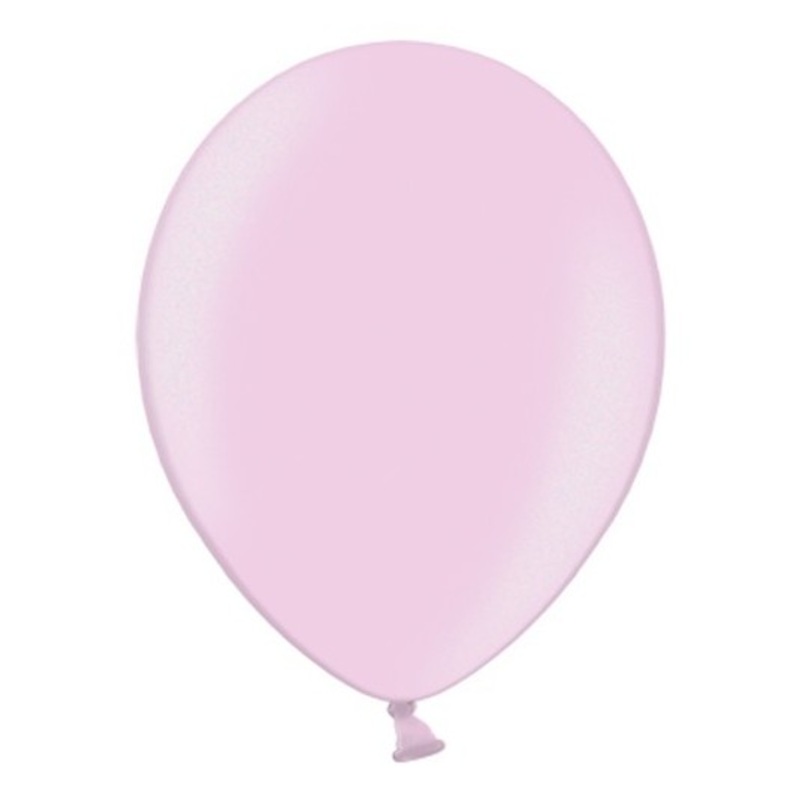100 latex balloons metallic pink 36cm