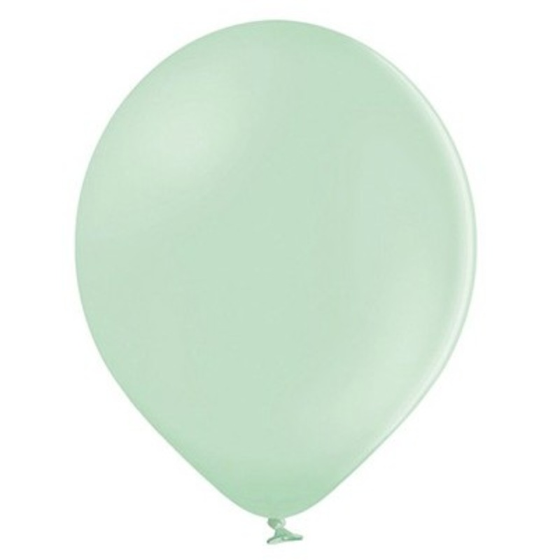 100 party star balloons pistachio 12cm