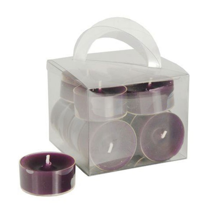 12 tea lights 38mm violet 4h